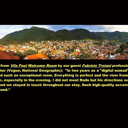 Vila Paul Best Paronamic View Over Medieval Historical Centre Brasov Ngoại thất bức ảnh