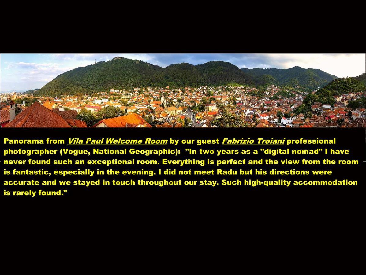 Vila Paul Best Paronamic View Over Medieval Historical Centre Brasov Ngoại thất bức ảnh